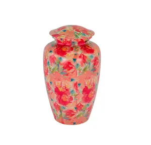 Urnas de Cremación para Adultos de Diseño Moderno de la Más Alta Calidad, Urnas Redondas de Metal Hechas a Mano para Guardar Cenizas Humanas o de Mascotas, Jarrón Decorativo para Mesa, Artículos Funerarios - Product Image 5