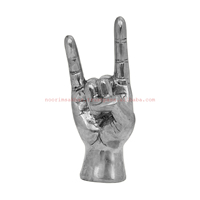 Sculpture Familiale en Aluminium Faite à la Main de Style Américain, Pièce Décorative de Table, Ornements pour la Maison, Art Moderne, Couleur Personnalisée