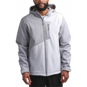 Veste Softshell Vintage pour Homme Coupe-Vent Chaud Col Montant Denim Imperméable Fermeture Éclair Hiver Activités de Plein Air Avant Respectueux de l'Environnement - Product Image 1