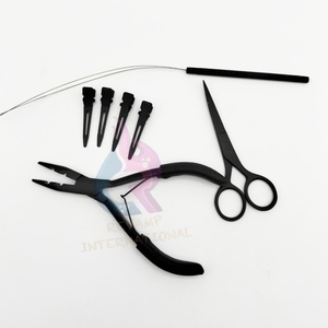 Kit de extensiones de cabello sostenible Microlinks con clips de seccionamiento, tijera, alicates de cierre de bucle, herramientas de extensión de cabello - Product Image 3