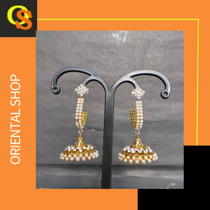 Low Prices Earrings Set with 22CT Gold Plated Round Shaped Trendy Designed Fancy Earrings Set <b>for</b> <b>Sale</b> by Exporters - Product Image 5