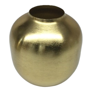 Vaisselle de vente chaude Vase à fleurs en fer décoratif finition dorée pour la décoration de la maison et du mariage Vase en métal fait à la main - Product Image 3