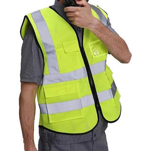 Chaleco de Seguridad Reflectante de Alta Visibilidad con Logotipo Personalizado al por Mayor, con Múltiples Bolsillos y Construcción Transpirable, Subido por Dress Sports - Product Image 5