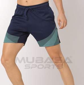 High Quality Custom Logo Summer Running Sports <b>Shorts</b> Stretchable Polyester Fabric with Solid Pattern XS Size Gym Use Low MOQ - Product Image 2