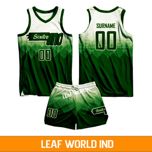 2025 Conjunto de camiseta de baloncesto verde transpirable profesional personalizado para hombres uniforme de retroceso de secado rápido tallas grandes 5XL nuevo Cool - Product Image 6