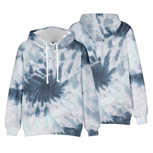 Nueva llegada de moda pulóver sudadera hombres Tie Dye Hoodies ideal para la moda de la calle suave y traje de viaje hombres Tie Dye Hoodies - Product Image 1