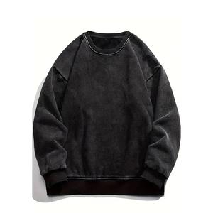 OEM Vente en gros Streetwear personnalisé Pulls à capuche Sweatshirts Acide Délavé au soleil Délavé Fabricants de sweats à capuche vierges - Product Image 3