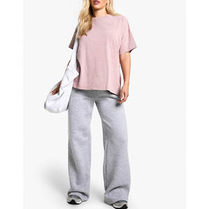 New <b>Summer</b> Women Casual Oversized Fit <b>T</b>-<b>Shirt</b> Latest Design <b>Ladies</b> 100% Cotton Short Sleeves Plain Breathable <b>T</b>-<b>Shirts</b> - Product Image 3