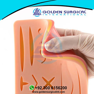 Herramientas para la práctica de la sutura Kit de piel del estudiante con almohadilla de entrenamiento de sutura de silicona 12 PCS Suturas - Product Image 3