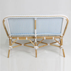 Outdoor Solid Wood Garden Bench Eco-Friendly Durable Modern 2-Seater for Patio Hotel Dining Park & Villa <b>Seating</b> - Product Image 3