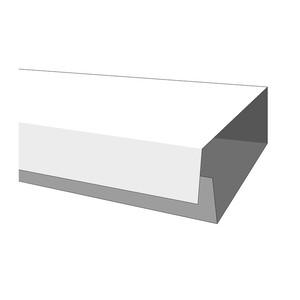 Minicanalina Adesiva con Coperchio Frontale 10x10 H.200 - Product Image 1