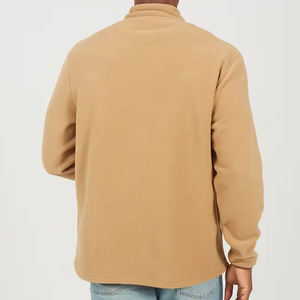 Sweat-shirt en molleton doux à col montant et fermeture éclair sur le devant, style décontracté, coupe ample, design contrasté, pour les commandes en gros - Product Image 6