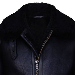 Chaqueta de piel de vaca auténtica hecha a medida para hombre, chaqueta de piel de alta calidad para invierno - Product Image 4