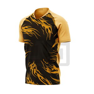 Maillot de football premium avec tissu anti-humidité, coupe athlétique, manches courtes, nom d'équipe personnalisé pour les entraînements et les matchs de ligue - Product Image 2