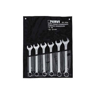 Jeu de clés mixtes chromées polies miroir, système de mesure métrique - Product Image 1
