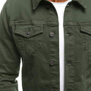 Custom Designed Heavyweight Cotton <b>Canvas</b> Men's <b>Jacket</b> Winter <b>Work</b> Wear Long Casual Coat with Zipper Closure - Product Image 5