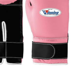Professional Pink Black <b>Leather</b> Boxing <b>Gloves</b> with Velcro Wrist Strap Training Sparring <b>Gloves</b> for Men and <b>Women</b> - Product Image 6