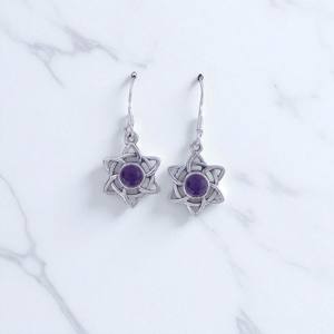 Boucles d'oreilles en pierre de lune avec un superbe design Boucles d'oreilles fines en argent sterling 925 - Product Image 2