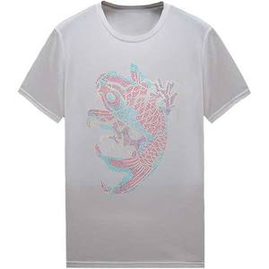 เสื้อลำลองสำหรับผู้ใหญ่เสื้อยืดถักลายพลอยเทียมมีสไตล์สำหรับผู้ชาย - Product Image 4