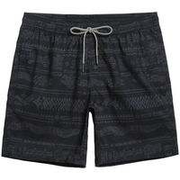 Shorts de sport mi-taille pour hommes, conception personnalisée, dernière impression numérique OEM, toile 100 % polyester, coupe-vent avec cordon de serrage