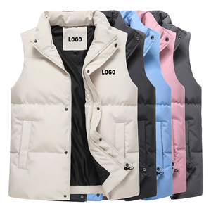 Nouveau automne et hiver haute qualité gilet décontracté solide sans manches Plus veste épaissie chaud personnalisé hommes bulle bouffante pour hommes - Product Image 6