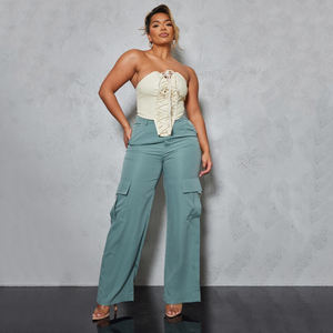 OEM High Quality Stylish <b>Leather</b> Women's Waist Cinchers Eco-Friendly Lightweight Breathable Custom Logo Position Black Color - Product Image 4