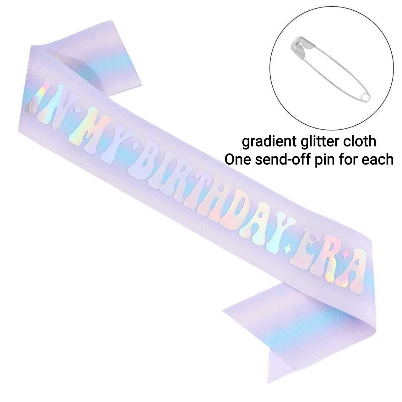 Rayures bleues et blanches 160*9,5CM + Épingle de sûreté ordinaire 1,5*6cm