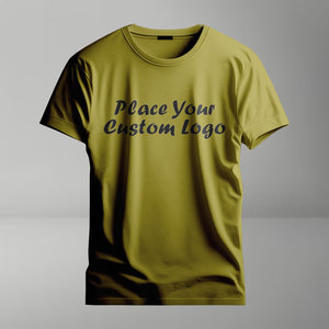 Camiseta tejida de algodón 100 por ciento para hombre con opción de logotipo personalizado tela de secado rápido diseño versátil para uso diario en varios colores - Product Image 4