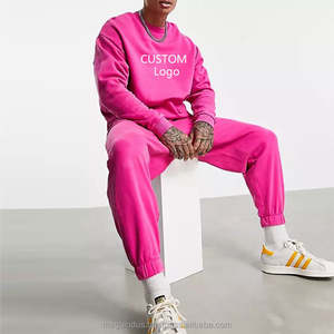 Fabricants OEM Vêtements décontractés Survêtement en polaire uni personnalisé Survêtement de sport Survêtement surdimensionné - Product Image 5