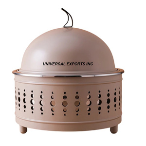 Stainless Steel Hotpot Round Shape Dinnerware Casserole Classic Stylish New Metal Food Warmer - Product Image 1