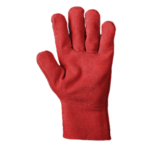 Guantes canadienses de seguridad industrial de cuero de vaca resistente para protección de manos y brazos - Product Image 2