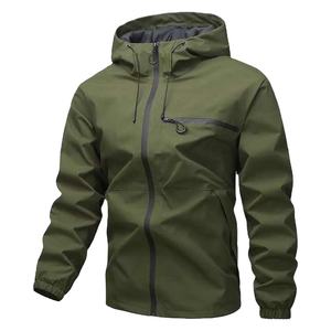 Chaquetas Cortavientos Deportivas para Hombre con Logotipo Personalizado OEM, Chaqueta Cortavientos de Talla Grande con Logotipo Personalizado, Chaquetas para Exteriores - Product Image 1