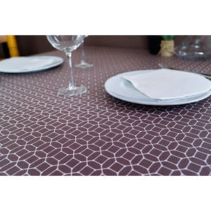 Tovaglia Alba Plus Extrafabric con Stampa Esagonale 160x160cm, Adattata per 156x156cm, B2B - Product Image 2