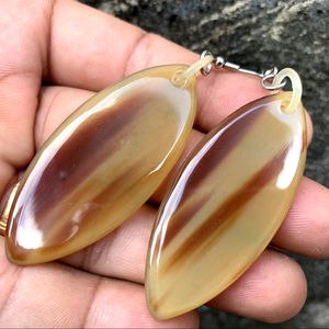 Boucles d'oreilles en corne de buffle Boho pas cher Boucles d'oreilles légères et écologiques pour femmes bijoux longs par AALIYAN IMPEX - Product Image 1