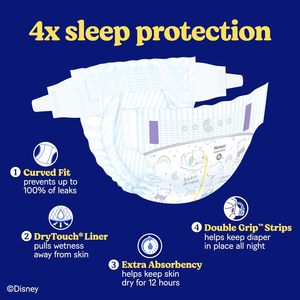 Pañales Huggies Overnites Talla 5 para la Noche (más de 27 lbs), 50 Unidades, Embalaje Puede Variar - Product Image 2