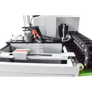 Machine de découpe de fenêtres/portes en aluminium à double tête à onglet CNC haute précision JUNDE 380V 50Hz 90° 2800W - Product Image 5