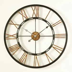 Horloge murale moderne de luxe en métal de qualité supérieure avec design très vendu pour la décoration murale de maison, hôtel et salon - Product Image 2