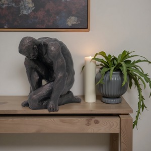 Objet de table en métal noir artistique, sculpture décorative moderne, ajoute une touche d'élégance et de style, vente en gros en provenance d'Inde - Product Image 6