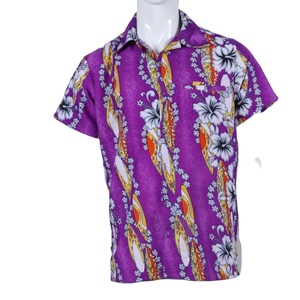 Hot sale Printed Beach <b>Shirt</b> Summer Design polyester <b>Men</b> Wear short Sleeve Button Down <b>Men</b> <b>Shirt</b> - Product Image 1