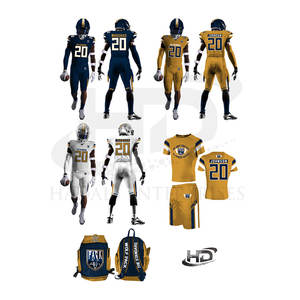 Uniforme de football américain robuste à 12 panneaux Services OEM Uniforme de football américain de dernier style - Product Image 1