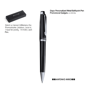 Penna a Sfera in Metallo Personalizzata Dayo, Gadget Promozionale - Product Image 2