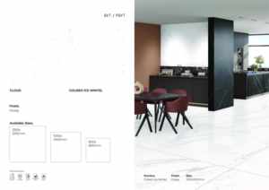 Carreaux de sol en porcelaine brillante 1200x1200, grand format, haute brillance, pour un design contemporain - Product Image 5