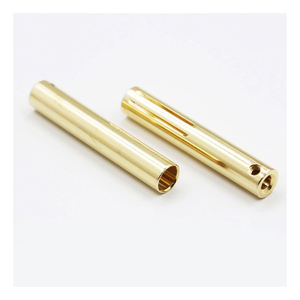 Accessoires de connecteur en laiton à broches rondes de haute qualité pour une utilisation électrique fabriqués en Inde - Product Image 1