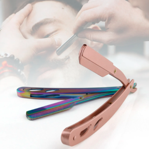 Soporte de maquinilla de afeitar de peluquero de borde recto para maquinilla de afeitar de hoja de afeitar para hombres Estuche de cuchillas de borde - Product Image 3