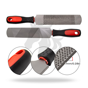 Lima de Doble Corte de 12 Pulgadas, Herramienta de Herrador para Moldear Cascos de Caballos, Madera y Metal, Herramienta y Equipo Ecuestre - Product Image 2