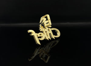 Pendentif unisexe The Ice Legacy Custom Rapper Iced Out en acier inoxydable plaqué argent tibétain avec diamant rond taille brillant style Hip Hop - Product Image 2