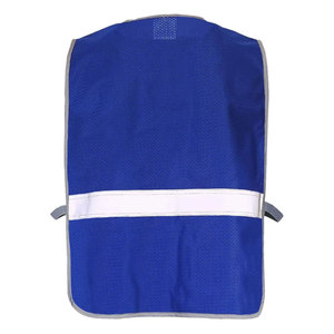 Vêtement de sécurité 100% polyester, bandes réfléchissantes OEM, haute visibilité, veste zippée pour la construction - Product Image 3