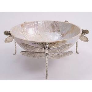 ชามชอคโกแลตแบบคลาสสิกชามหวานทำจากโลหะสีเงินสำเร็จรูปดีไซน์เนอร์ - Product Image 3