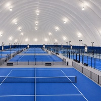 Dôme sportif intérieur résistant à la neige, soutenu par l'air, directement de l'usine, pour le tennis, le football et les stades