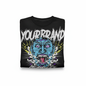 High Quality Eco-Friendly Heavyweight Boxy Oversized Streetwear Casual T-<b>Shirt</b> Custom Screen Print Cotton <b>Satin</b> Summer <b>Men</b> - Product Image 6